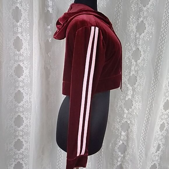 Rue21 Junior Belvet Burgundy And Pink Size XS Sweater - Picture 3 of 9